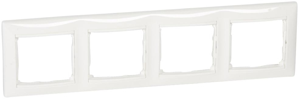 Рамка Legrand [ 774454 ] Valena белая (четверная)